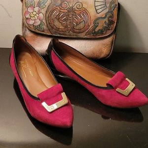Smart Looking Burgundy Wedges size 8